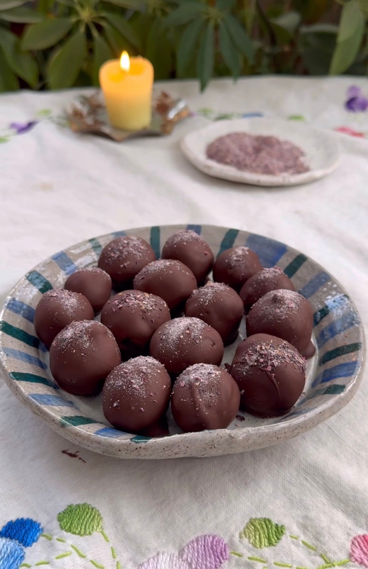 Chocolate Rose Truffles