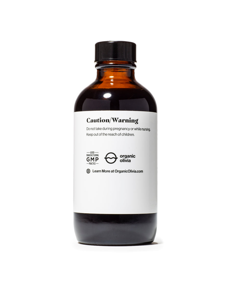 Chest Comfort Syrup: Natural Herbs for Throat Comfort | Organic Olivia